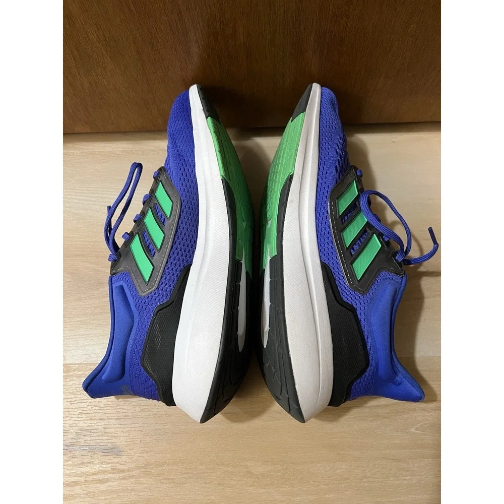 Adidas EQ21 Run Mens 8 Athletic Sneaker Blue Sonic Trainer Running Gym Training‎